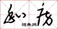 刘少英私房草书怎么写
