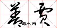 刘少英善贾草书怎么写