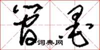 刘少英简墨草书怎么写
