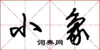朱锡荣小象草书怎么写