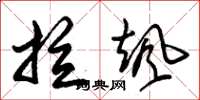 朱锡荣拉飒草书怎么写