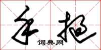 朱锡荣手挝草书怎么写