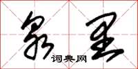朱锡荣泉里草书怎么写