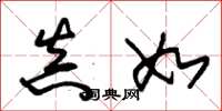 朱锡荣真如草书怎么写