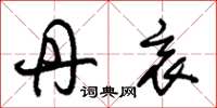 朱锡荣丹衷草书怎么写