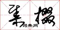 朱锡荣集掇草书怎么写
