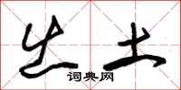 朱锡荣出土草书怎么写