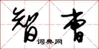 朱锡荣智曹草书怎么写