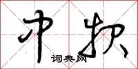 曾庆福中报草书怎么写