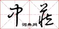 曾庆福中藏草书怎么写