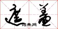 朱锡荣遮羞草书怎么写