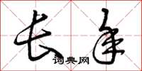 曾庆福长年草书怎么写