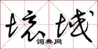曾庆福境域草书怎么写