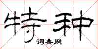 柯春海特种隶书怎么写