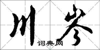 胡问遂川岑行书怎么写