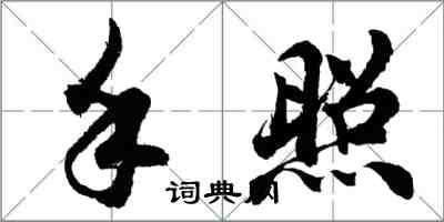 胡问遂手照行书怎么写