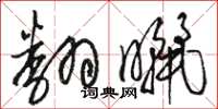 骆恒光翻晒草书怎么写