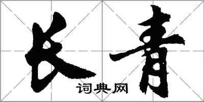 胡问遂长青行书怎么写