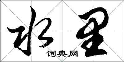 胡问遂水里行书怎么写
