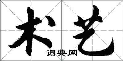 胡问遂术艺行书怎么写