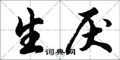 胡问遂生厌行书怎么写