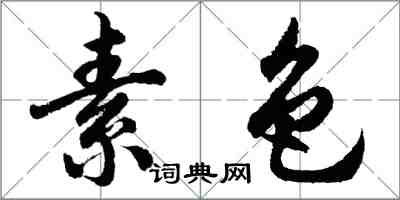 胡问遂素色行书怎么写