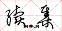 王冬龄续集草书怎么写