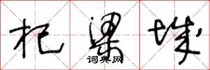 王冬龄杞梁城草书怎么写