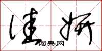 王冬龄佳妍草书怎么写
