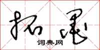 王冬龄拓墨草书怎么写