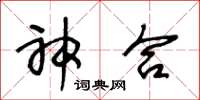 王冬龄神合草书怎么写