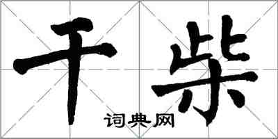 翁闿运干柴楷书怎么写