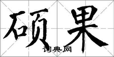 翁闿运硕果楷书怎么写