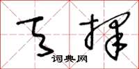 王冬龄天择草书怎么写