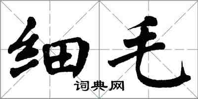 翁闿运细毛楷书怎么写