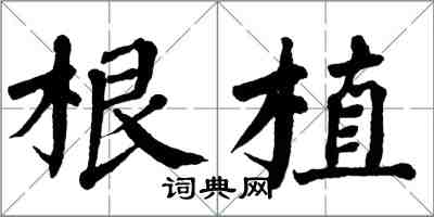 翁闿运根植楷书怎么写