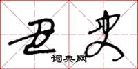 王冬龄丑史草书怎么写