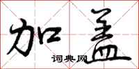 曾庆福加盖行书怎么写