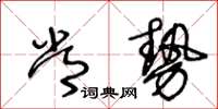 王冬龄常势草书怎么写