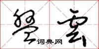 王冬龄盘云草书怎么写