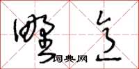 王冬龄野意草书怎么写