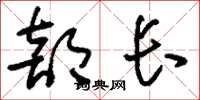 刘少英部长草书怎么写