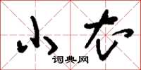 刘少英小衣草书怎么写