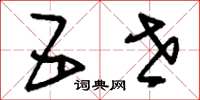 刘少英五世草书怎么写
