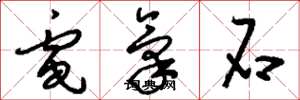 刘少英电气石草书怎么写