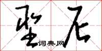 刘少英圣尼草书怎么写
