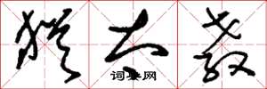 刘少英犹太教草书怎么写
