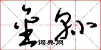 刘少英金县草书怎么写