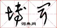 刘少英博闻草书怎么写