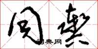 刘少英同舆草书怎么写